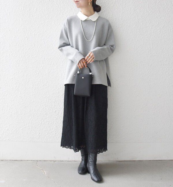 SHIPS any「SHIPS any:〈洗濯機可能〉ダンボール バイカラー プルオーバー」|Tシャツ・カットソー|