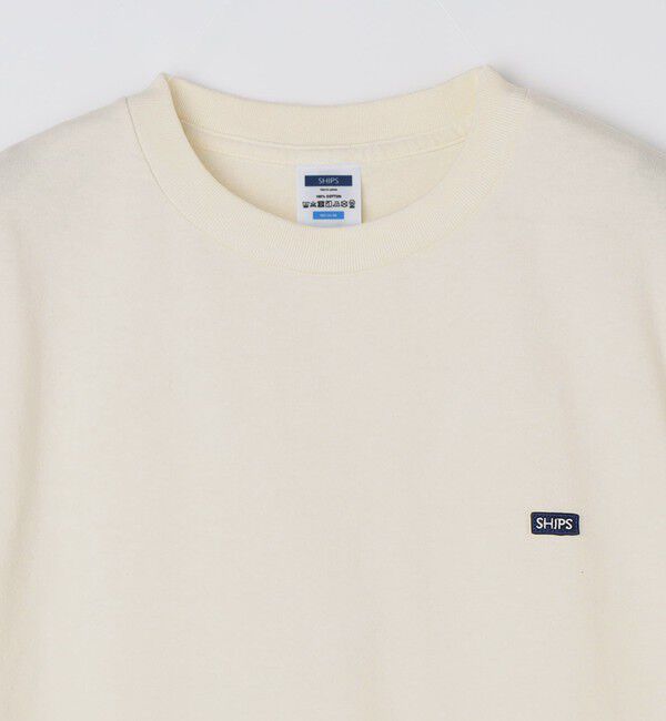 SHIPS「【WEB限定】SHIPS: マイクロ ワッペン フェード Tシャツ」|Tシャツ・カットソー|