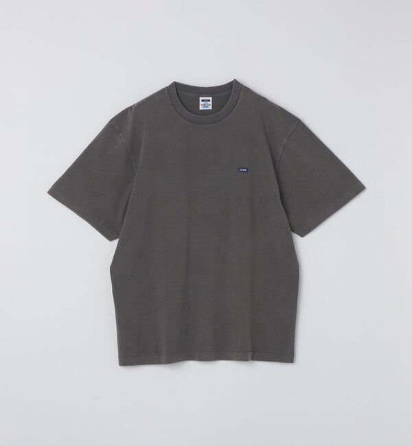 SHIPS「【WEB限定】SHIPS: マイクロ ワッペン フェード Tシャツ」|Tシャツ・カットソー|チャコールグレー