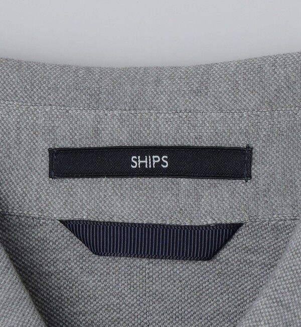 SHIPS「【WEB限定】SHIPS: 〈吸水速乾〉ドライピケ ワンポイント ロゴ ボダンダウン シャツ」|Tシャツ・カットソー|