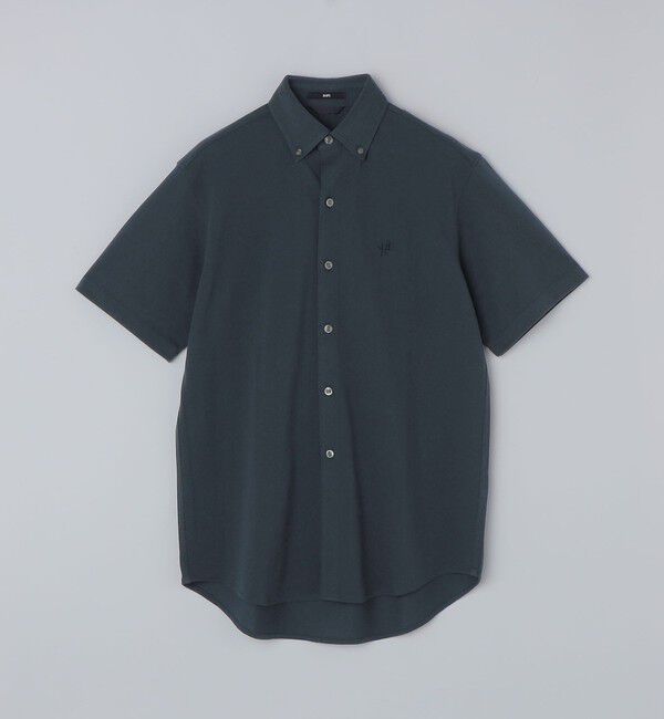 SHIPS「【WEB限定】SHIPS: 〈吸水速乾〉ドライピケ ワンポイント ロゴ ボダンダウン シャツ」|Tシャツ・カットソー|