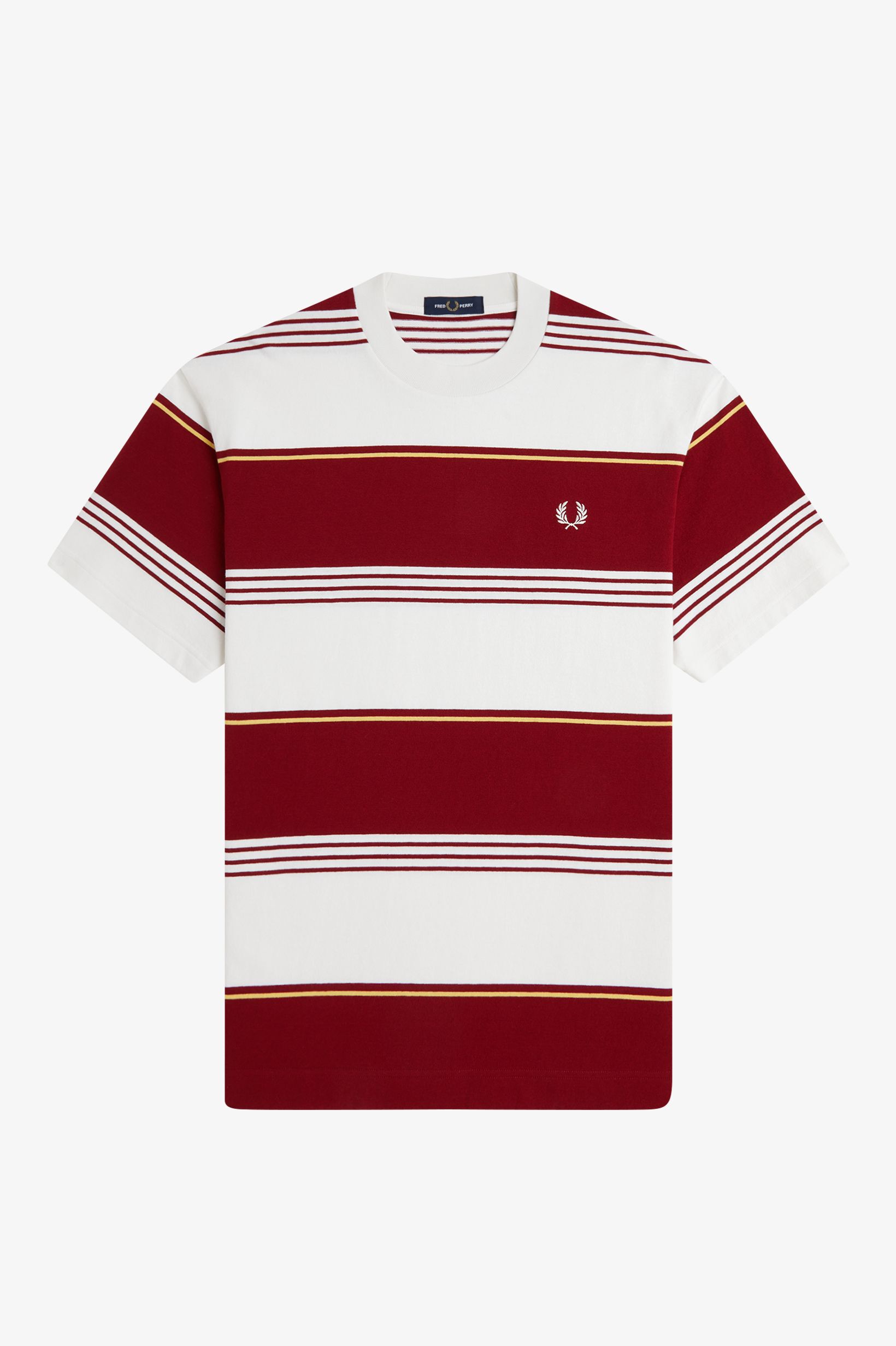 FRED PERRY 「Heavyweight Striped T-Shirt」|Tシャツ・カットソー|