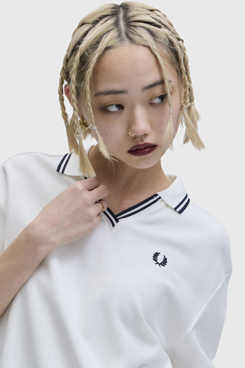 FRED PERRY 「Open Collar Tipped Polo Shirt」|Tシャツ・カットソー|