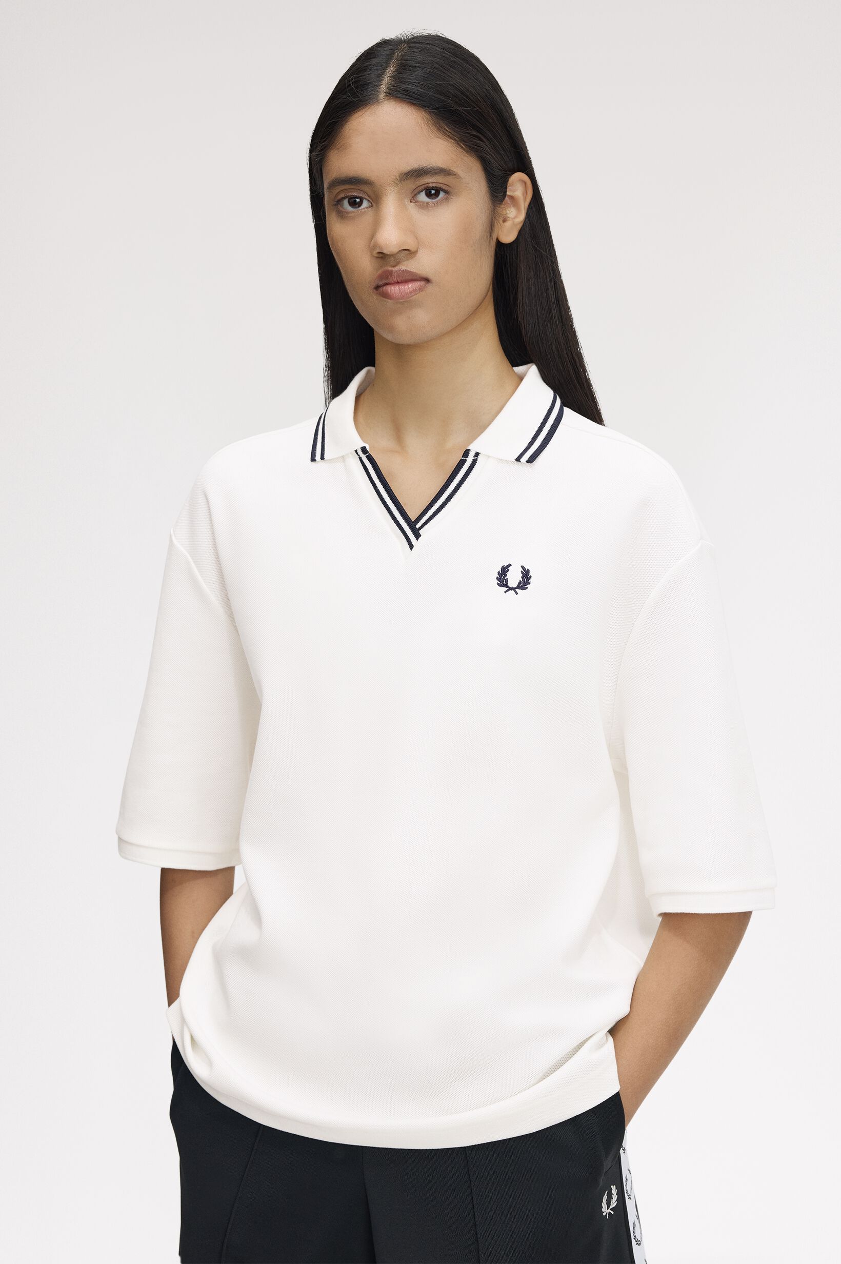 FRED PERRY 「Open Collar Tipped Polo Shirt」|Tシャツ・カットソー|