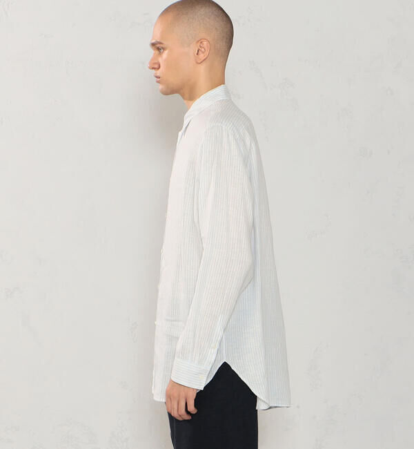 GALERIE VIE「リネンレギュラーカラーシャツ」|シャツ・ブラウス|