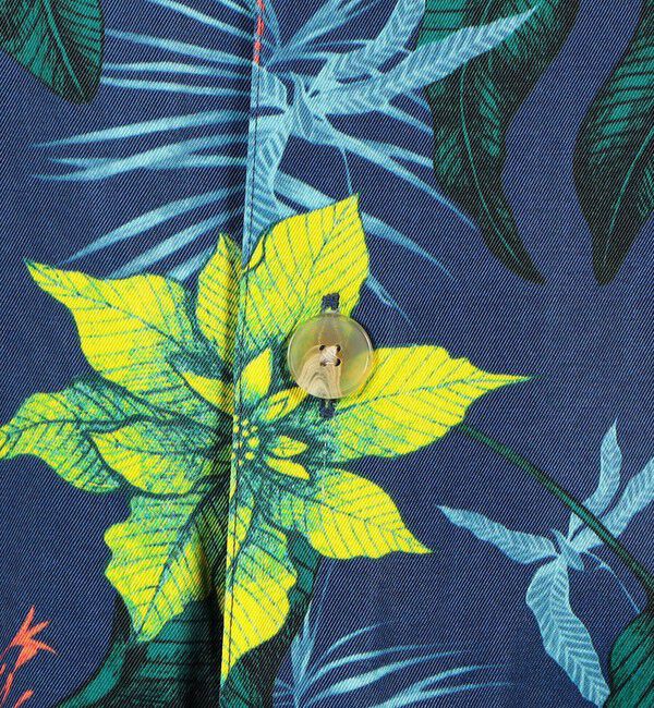 TOMORROWLAND MENS「レーヨンコットン フラワープリント プルオーバーシャツ」|シャツ・ブラウス|