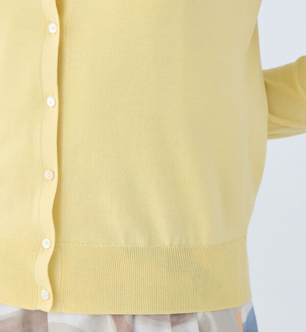 Ballsey「ハイゲージコットン クルーネックカーディガン」|カーディガン|