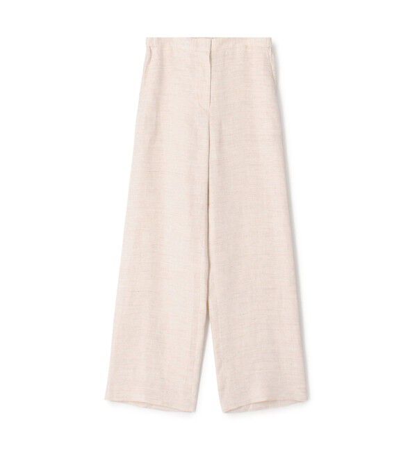 DES PRES「ツイルリネン　セミワイドイージーパンツ」|チノ|42 ライトベージュ系