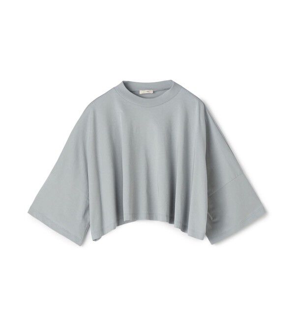 DES PRES「ソフトプレーンジャージー フレアプルオーバー」|Tシャツ・カットソー|13 ライトグレー