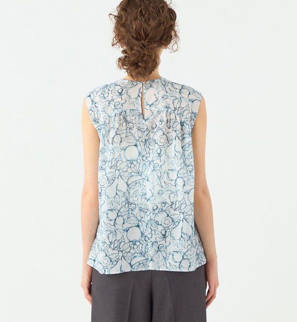 TOMORROWLAND collection「レモンスケッチ タックフレアブラウス」|シャツ・ブラウス|