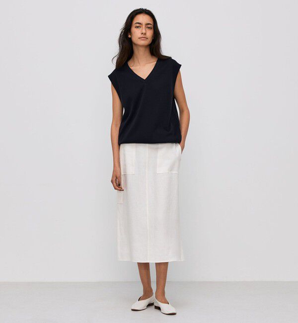 BACCA「スーピマコットン フライスベスト」|Tシャツ・カットソー|