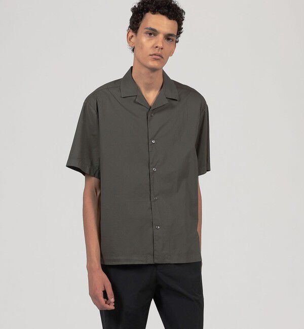 JAMES PERSE「ストレッチポプリン オープカラーシャツ MCOE3790」|シャツ・ブラウス|