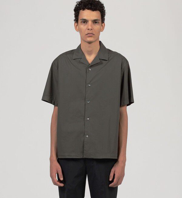 JAMES PERSE「ストレッチポプリン オープカラーシャツ MCOE3790」|シャツ・ブラウス|