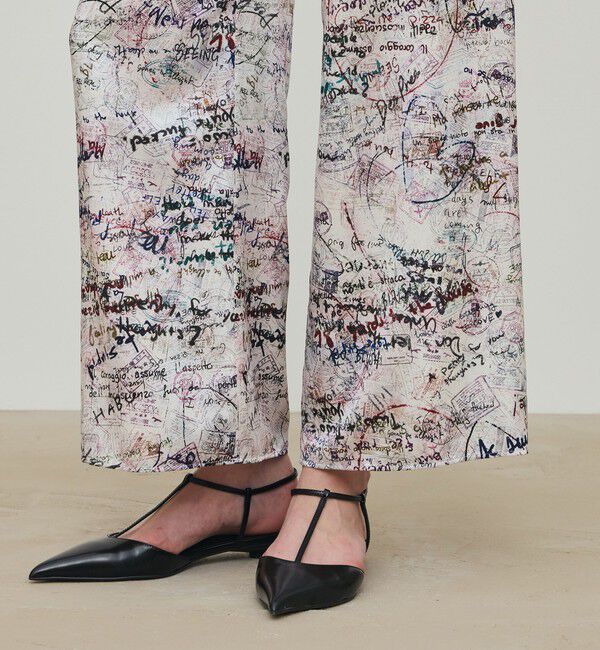 DES PRES「メッセージーウォールプリント リラックスパンツ」|その他|