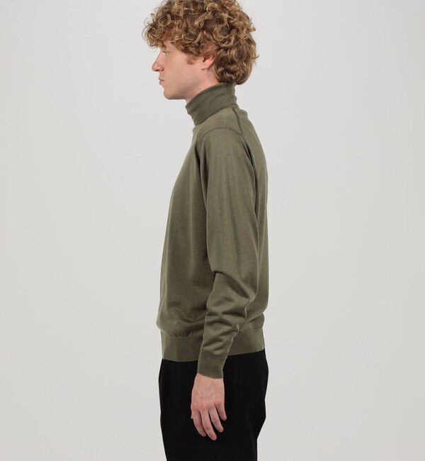 TOMORROWLAND BUYING WEAR「JOHN SMEDLEY LEVINE メリノウールタートルネックニット」|ニット・セーター|