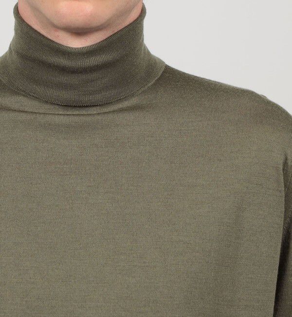 TOMORROWLAND BUYING WEAR「JOHN SMEDLEY LEVINE メリノウールタートルネックニット」|ニット・セーター|