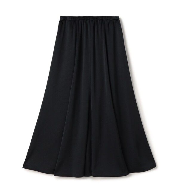 Ballsey「ライトウェイトサテン マーメイドスカート」|フレア|69 ネイビー