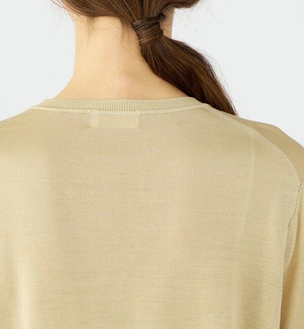 Ballsey「エヴァーシルク ハーフスリーブプルオーバー」|ニット・セーター|