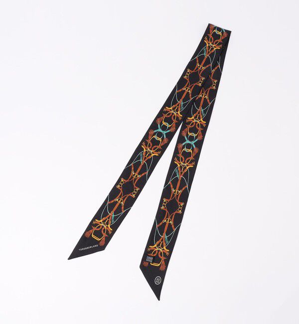 TOMORROWLAND GOODS「Atelier TOMORROWLAND TASSELシルク ボウタイスカーフ」|バンダナ・スカーフ|