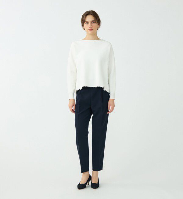 Ballsey「パンチングパール ワイドプルオーバー」|ニット・セーター|