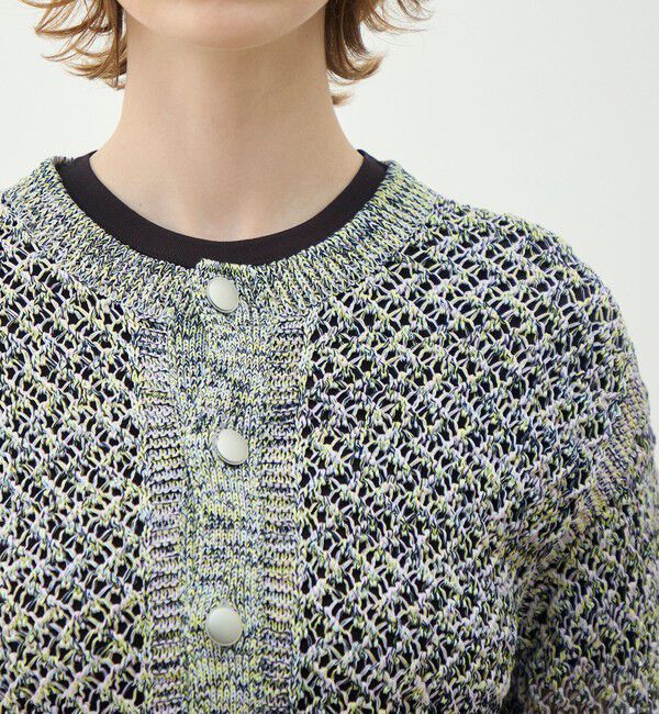 MACPHEE「ギマメッシュ クルーネックカーディガン」|カーディガン|