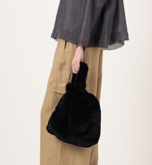 TOMORROWLAND GOODS「VANGI フェイクファー ショッピングバッグ」|ハンドバッグ|