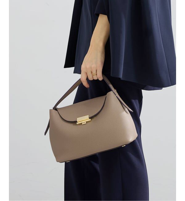 IENA「《WEB・一部店舗限定カラーあり》PUNTI./プンティ MAGNOLIA HAND ハンドバッグ」|ハンドバッグ|ベージュ