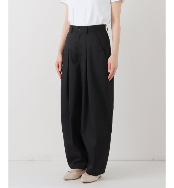 SLOBE IENA「《接触冷感/WEB限定/追加2予約》ライトチノタックカーブトラウザー」|チノ|