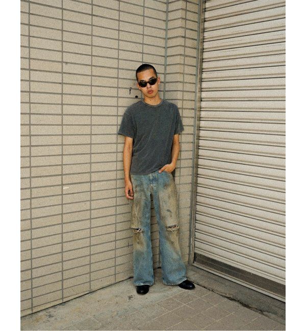 PULP「フェイデッドブラック クルーネックTシャツ」|Tシャツ・カットソー|