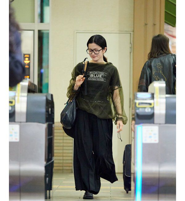 Paris Saint-Germain「【EVA*PSG】 JP  PATTERND BLUE TEE」|Tシャツ・カットソー|