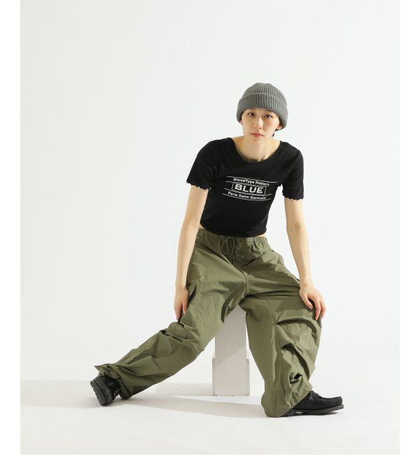 Paris Saint-Germain「【EVA*PSG】 JP  PATTERND BLUE TEE」|Tシャツ・カットソー|