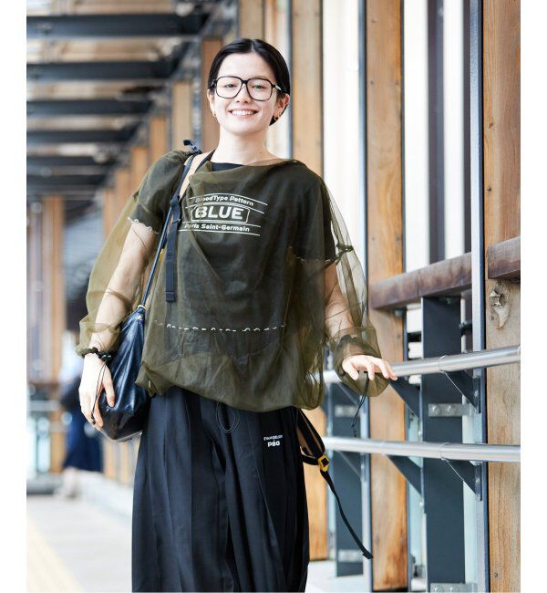 Paris Saint-Germain「【EVA*PSG】 JP  PATTERND BLUE TEE」|Tシャツ・カットソー|