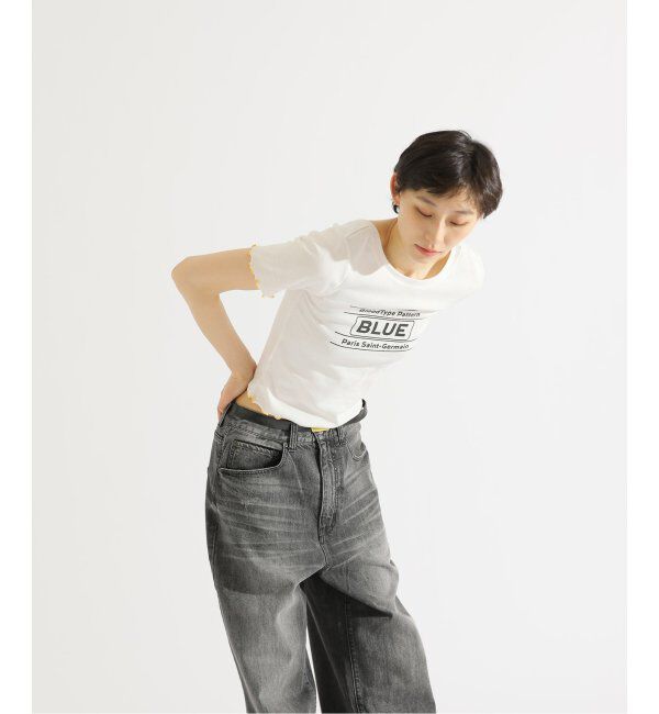 Paris Saint-Germain「【EVA*PSG】 JP  PATTERND BLUE TEE」|Tシャツ・カットソー|