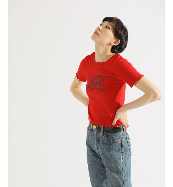 Paris Saint-Germain「【EVA*PSG】 JP  PATTERND BLUE TEE」|Tシャツ・カットソー|