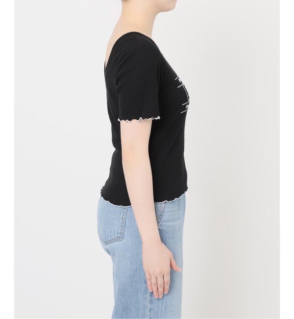 Paris Saint-Germain「【EVA*PSG】 JP  PATTERND BLUE TEE」|Tシャツ・カットソー|