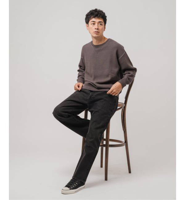 EDIFICE「スウェットライクニット」|ニット・セーター|