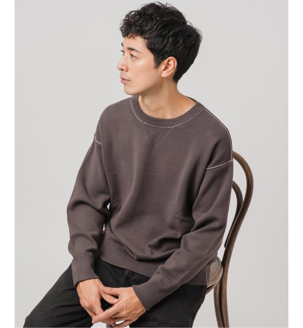 EDIFICE「スウェットライクニット」|ニット・セーター|