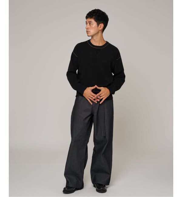 EDIFICE「スウェットライクニット」|ニット・セーター|