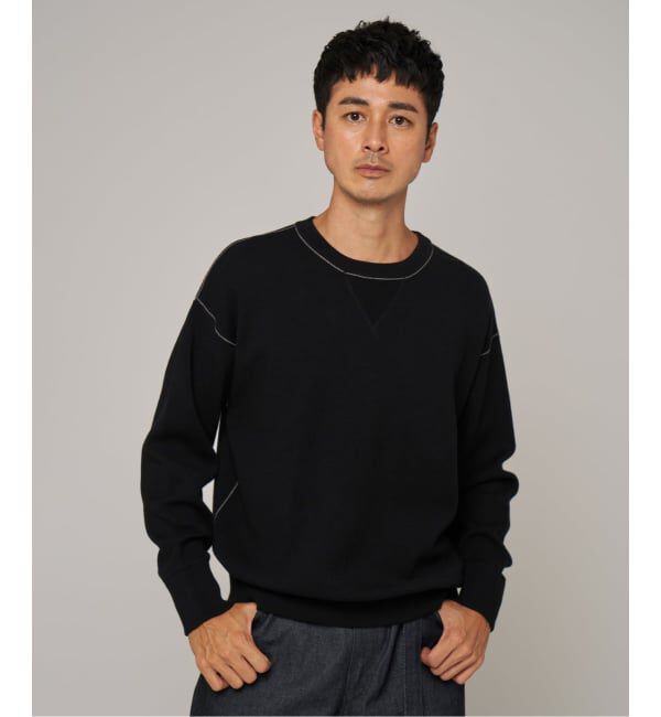 EDIFICE「スウェットライクニット」|ニット・セーター|