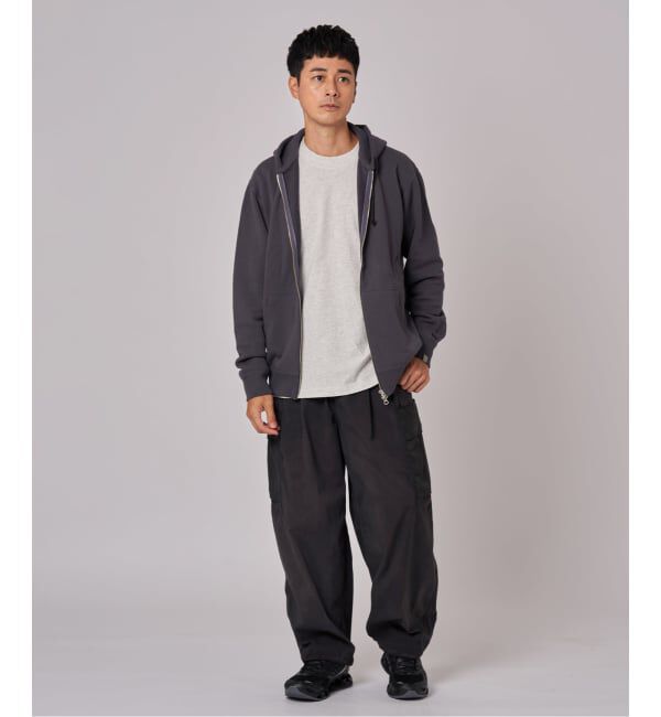 EDIFICE「LOOPWHEELER &times; LOWERCASE for EDIFICE ライトツリウラケ ジップパーカー」|パーカー|