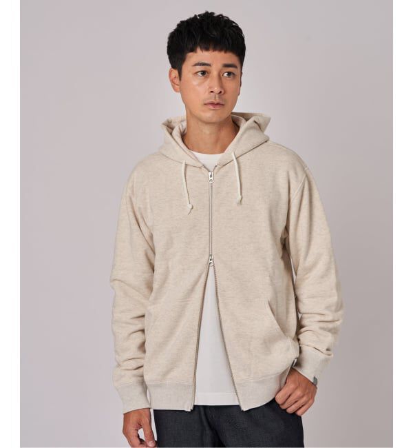 EDIFICE「LOOPWHEELER &times; LOWERCASE for EDIFICE ライトツリウラケ ジップパーカー」|パーカー|