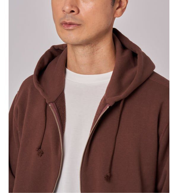 EDIFICE「LOOPWHEELER &times; LOWERCASE for EDIFICE ライトツリウラケ ジップパーカー」|パーカー|