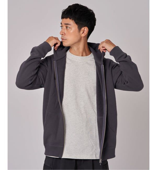 EDIFICE「LOOPWHEELER &times; LOWERCASE for EDIFICE ライトツリウラケ ジップパーカー」|パーカー|