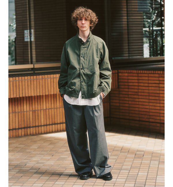 417 EDIFICE「TR ワイドイージーパンツ」|スラックス|