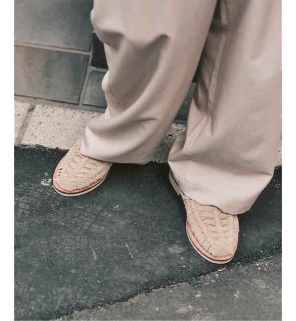 417 EDIFICE「TR ワイドイージーパンツ」|スラックス|