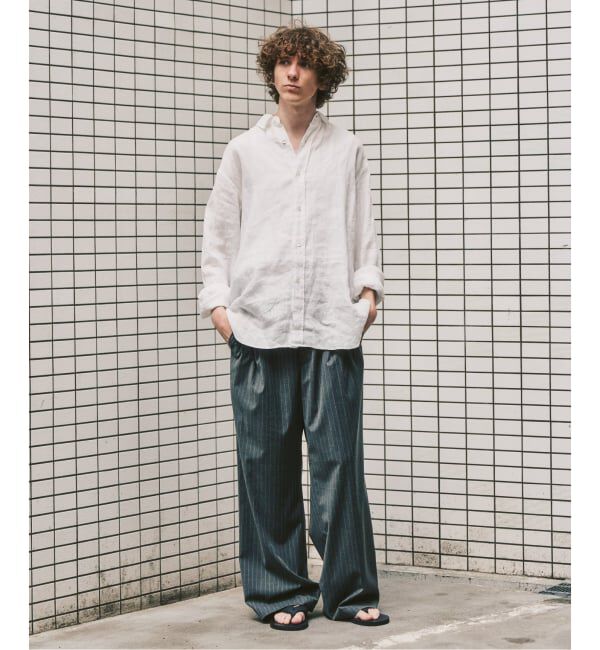 417 EDIFICE「TR ワイドイージーパンツ」|スラックス|