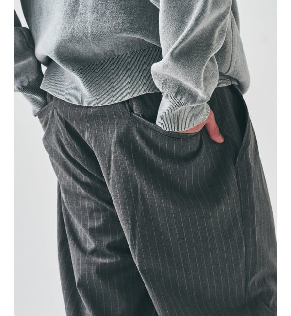 417 EDIFICE「TR ワイドイージーパンツ」|スラックス|