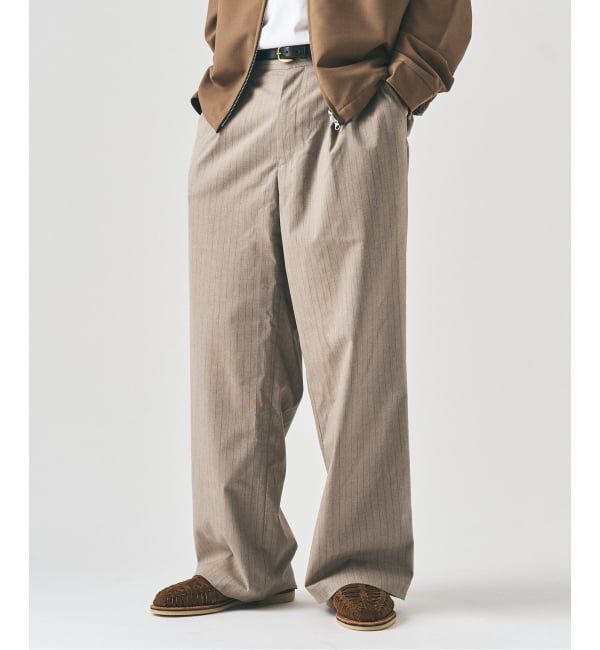 417 EDIFICE「TR ワイドイージーパンツ」|スラックス|