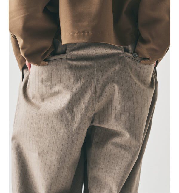 417 EDIFICE「TR ワイドイージーパンツ」|スラックス|