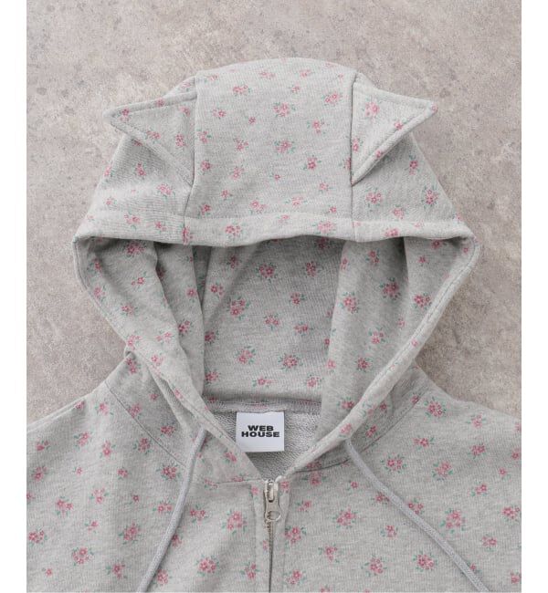 PULP「【Geek Office / ギークオフィス】WEBHOUSE / Heart Logo Kitty Hoodie Zip-up」|パーカー|